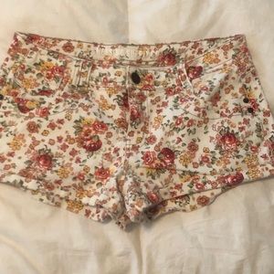 Mossimo Floral Denim Shorts